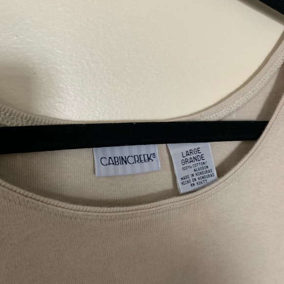 Cream/Taupe Tank - Picture 5 of 6